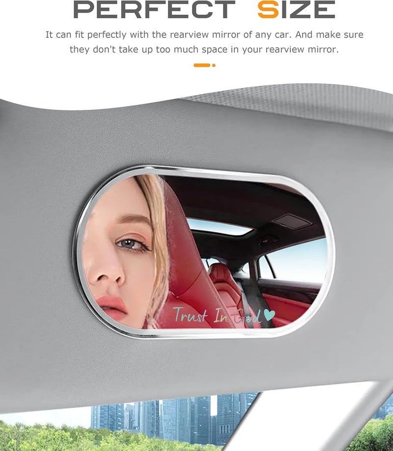 SCUARI 4PCS Car Stickers,Cars Decals,Car Accessories Trust in God Rearview Mirror Sticker,Trust in God Mirror Decals,Suitable for Most Cars, Trucks, Motorcycles, SUVs (Colorful) - Image 4